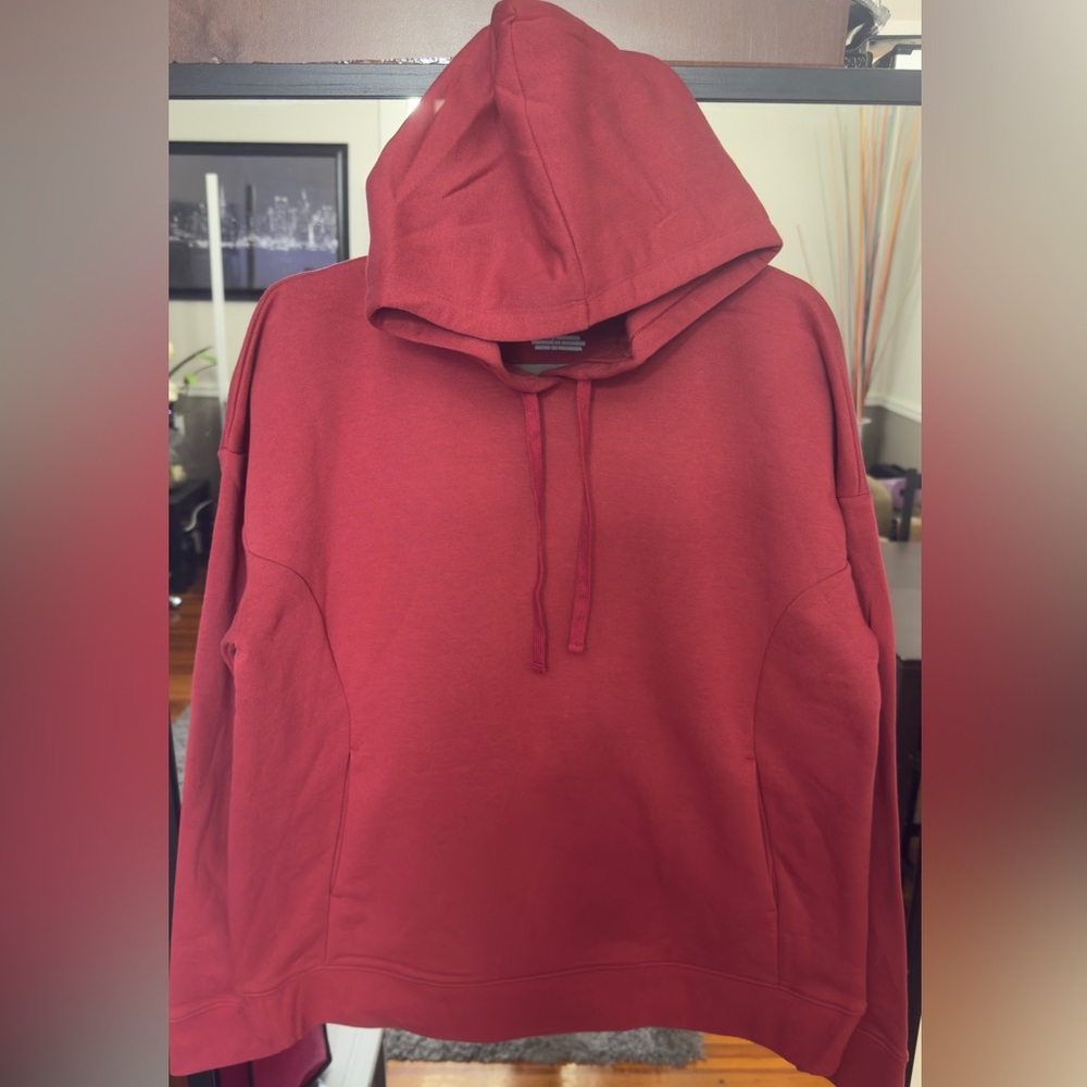 Women’s Plain String Hoodie Sweater
